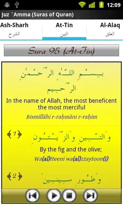 Juz Amma (Suras of Quran) android App screenshot 3